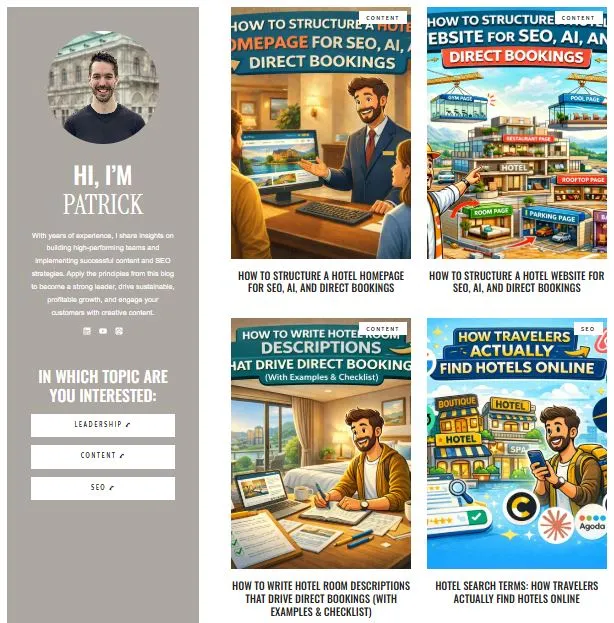 Simple, practical guides and tools to help you get found, build trust, and turn visitors into bookings.